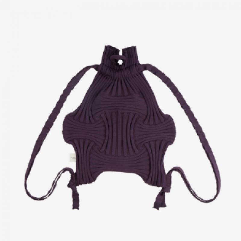 Pleatsmama Deep Purple New Bow Backpack