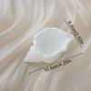 1PC Home Decorative Tray Nordic Jewelry Storage Plate Photography Props Decorative Gypsum Tray White 4 Styles