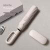 Windproof Buckle Umbrella: Automatic Sun & Rain Protection for Men & Women, Compact Folding Design