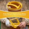 2Pcs Portable Honey Bucket Rack Yellow Beehive Frame Holder Frame Grip Holder  Pouring Honey