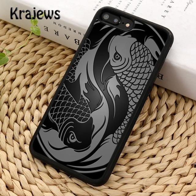 

Krajews Japanese Koi Fish Soft Phone Case Cover For iPhone 17 Air 16 15 14 plus 11 12 13 pro max Plus coque Fundas iPhone 13