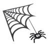 Black DIY Window On Wall Prank Halloween Decoration Decal Spider Sticker Wallpaper