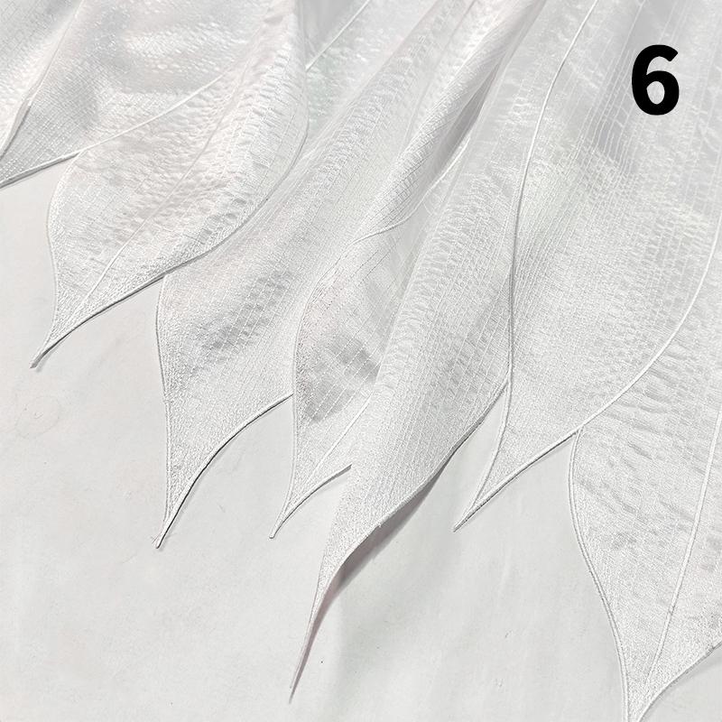 

50x150cm Gradient Color Chinese Style Embroidery Lotus Leaf Fabric Petal Edges Fabric DIY Sewing Dress Cheongsam Hanfu Costume 50x150cm