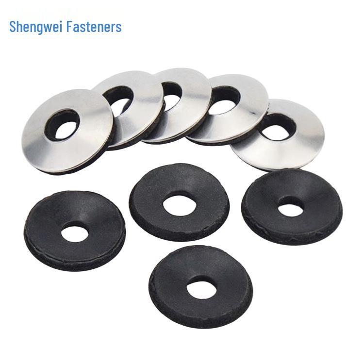 304 Stainless Steel Self-Drilling Waterproof Washer with EPDM Rubber 6.3x16mm (1000 pcs)