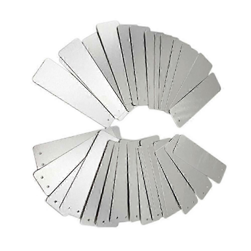 100pcs Aluminum Plant Labels, Metal Plant Tags, Tree ID Tags Plant Aluminum Tag Round Art Aluminum