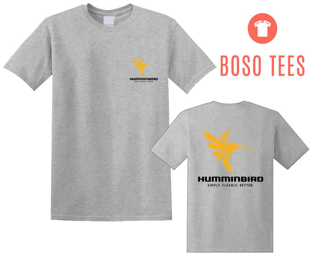 Humminbird Fishing Men Grey Size S-5XL XL