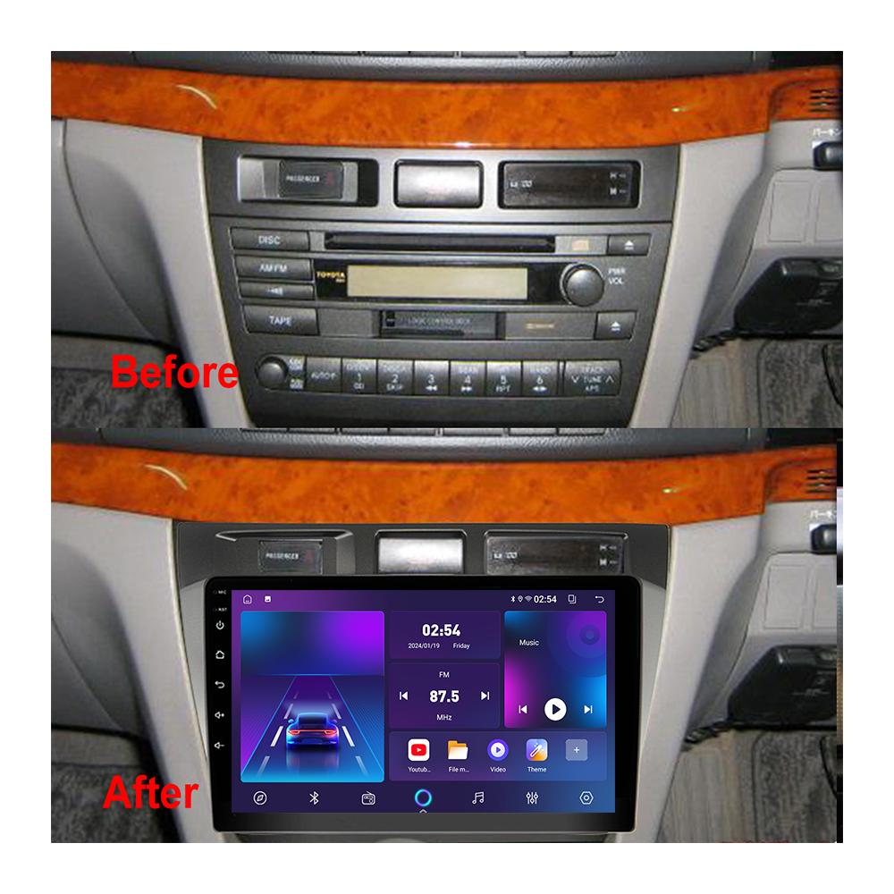 Android Carplay Car Radio For Toyota Mark 2 JZX110 Verossa 2000-2007 Multimedia Player Head Unit Stereo GPS Navigation BT WIFI 4+64GB