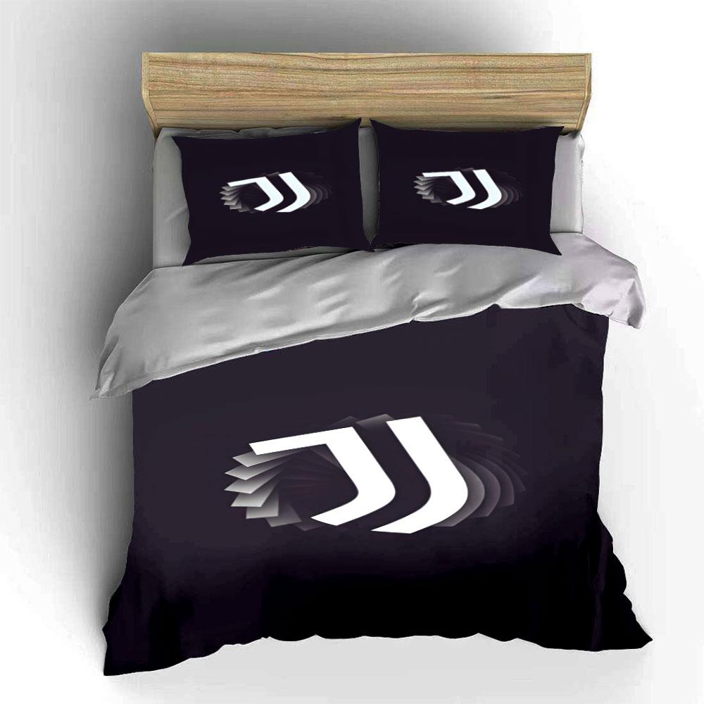 Design astratto del logo della Juventus. Set lenzuola Set copripiumino Copripiumini Federe(1 * Copripiumino 2 * Federe senza imbottitura per piumino)