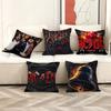 A_AC_DC Band Stitch Lucky Dragon Pillow Cover Sofa Cushion Cover Home Room Decoration Children Gift