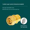 Copper-Aluminum Pipe Fittings for Heating Systems - Male & Female Thread Tee Elbow.