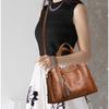 Retro style woven handbag shoulder messenger bag