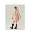 Children's Fur Coat 2025 Autumn and Winter New Style Girls' Imitation Lamb Wool Coat for Little Girls, Mid-Length Hooded