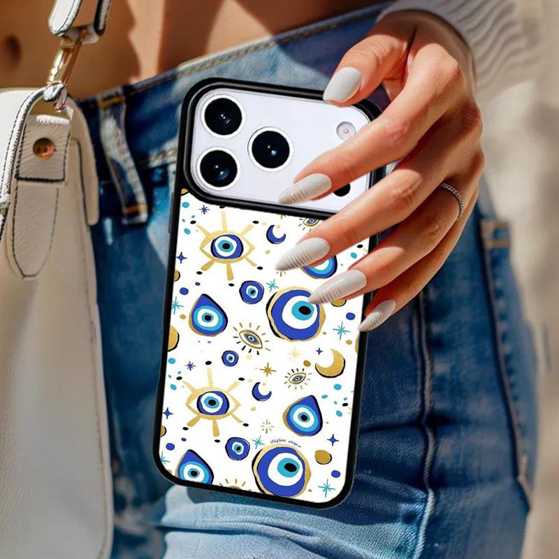 Eyes Pattern Phone Case For iPhone 17 Air 14 15 13 12 Max Cover For Apple 14 15 16 16e 11 Pro Max Plus