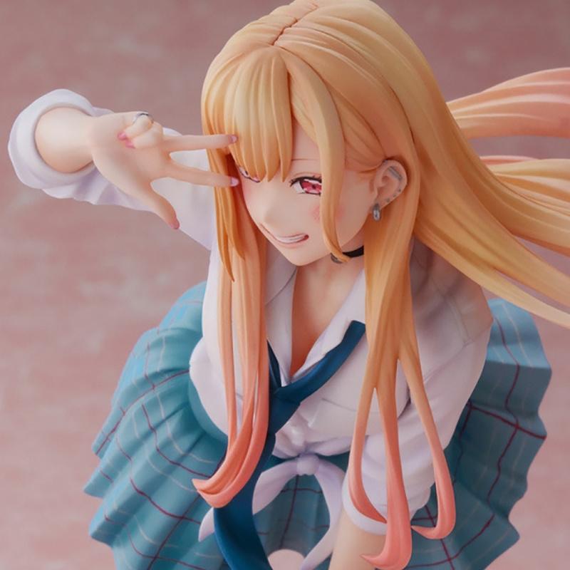 My Dress Up Darling Anime Figure Kitagawa Marin School Uniform Pretty Girl Model Decoration Kids Garage Kit Toy Collection Gifts