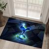 Tottenham Hotspur Design Crystal Velvet Carpet Cozy Non?Slip Printed Rug For Bedroom Living Room Entrance