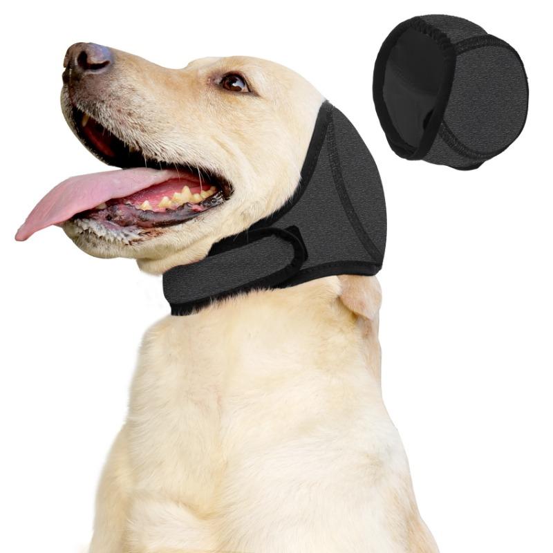 Dog Soothing Head Cover, Shockproof, Lightning Proof, Waterproof Velcro, Summer Swimming Waterproof Ear Cover