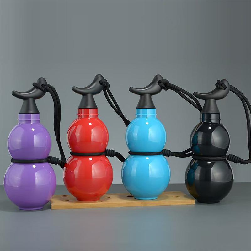 730Ml Gourd Water Bottle Outdoor Large Capacity Fitness Gourd Bottle Chinese Retro Style Water Cup Gourd Water Bottle