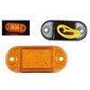 LED marker lamp 12V 24V Orange with wiring harness 0.15m - FT-062 Z LED