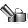 Healifty Urinals for Men Stainless Steel Portable Urine Bottle for Hospital Incontinence Elderly Travel Emergency Urinal Bottle