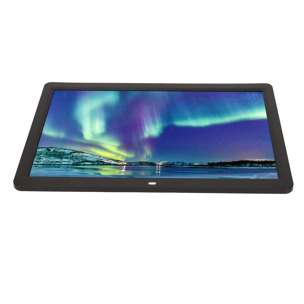 Digital Picture Frame Multifunction 15 Inch Full HD Automatic Rotation LED Electronic Photo Albums 100‑240V EU Plug