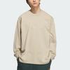 Adidas Originals Long Sleeve Top Washed Vintage Logo Casual Crew Neck Long Sleeve T-Shirt Men Tops Gold JV6936