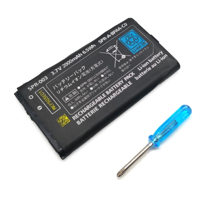 2000mAh SPR-003 Wiederaufladbarer Lithium-Akku für NS 3DS 3DSLL 3DSXL Spielkonsolen-Zubehör