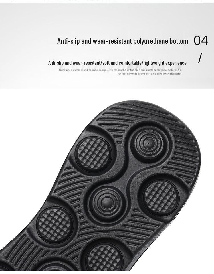 2025 Ademende Leren Heren Wandelschoenen & Hardloopschoenen – Trendy Koreaanse Stijl voor Herfst/Winter