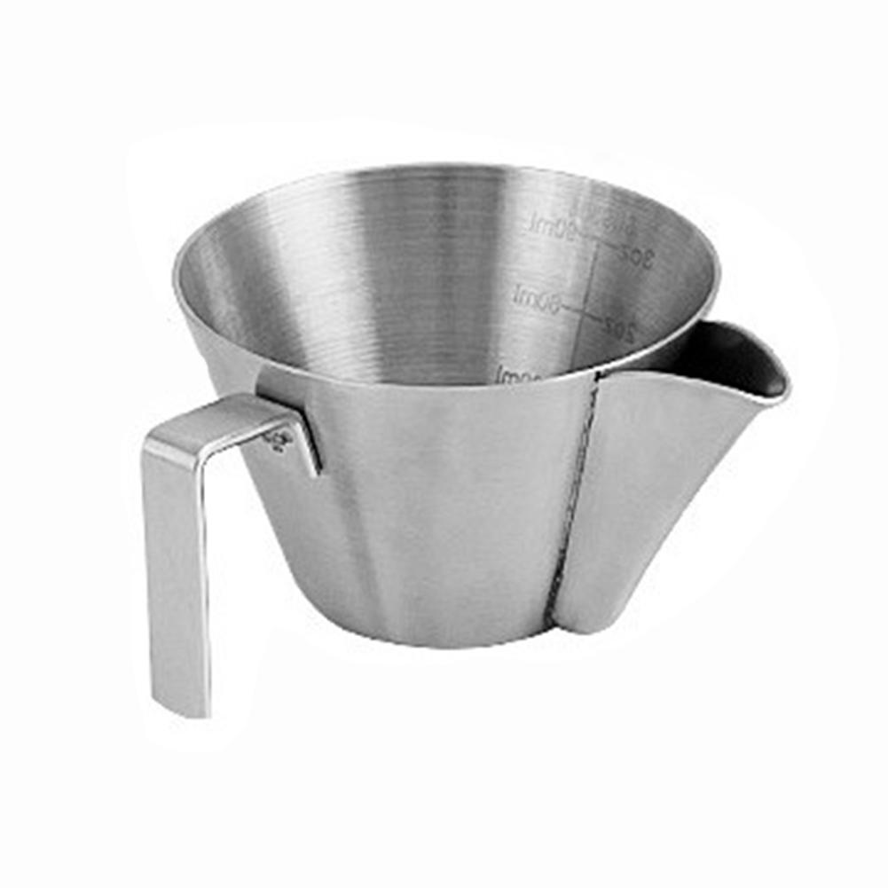 304 Stainless Steel Coffee Scoop Cup With Measurement Lines For Precise Pouring And Cooking Accessories Silver