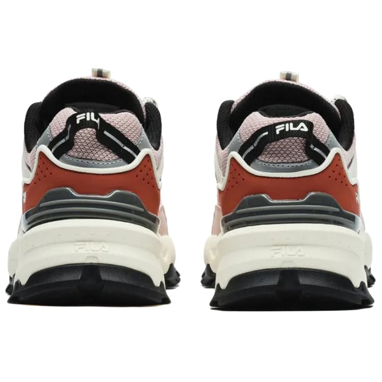 FILA Trek 1S Fabric Synthetic Leather Fashion Retro Sports Low-Top Lifestyle Casual Shoes Women sneaker White Pink F12W242119FRW
