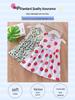 Girls' Floral Summer Princess Beach Dress, Cotton Silk Tank, A-line Skirt
