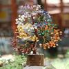 Chakra-Baum, Kristallbaum für positive Energie, Kristalle, Heilsteine, Feng Shui, sieben Chakra-Baum, 20,32 cm x 25,4 cm
