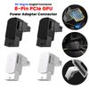 Adaptoare de alimentare GPU PCIe cu 8 pini Conector de direcție a puterii pentru cap Adaptor conector de alimentare pentru placă grafică pentru desktopuri Grafică