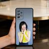 Singer Carly Rae Jepsen Phone Case For Samsung Galaxy A73,A72,A71,A70,A53,A52,A51,Soft Silicone Black Cover