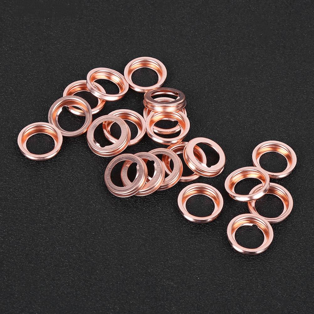 20pcs Engine Oil Drain Plug Gasket Kit Metal Parts 11026JA00A Fits for Nissan