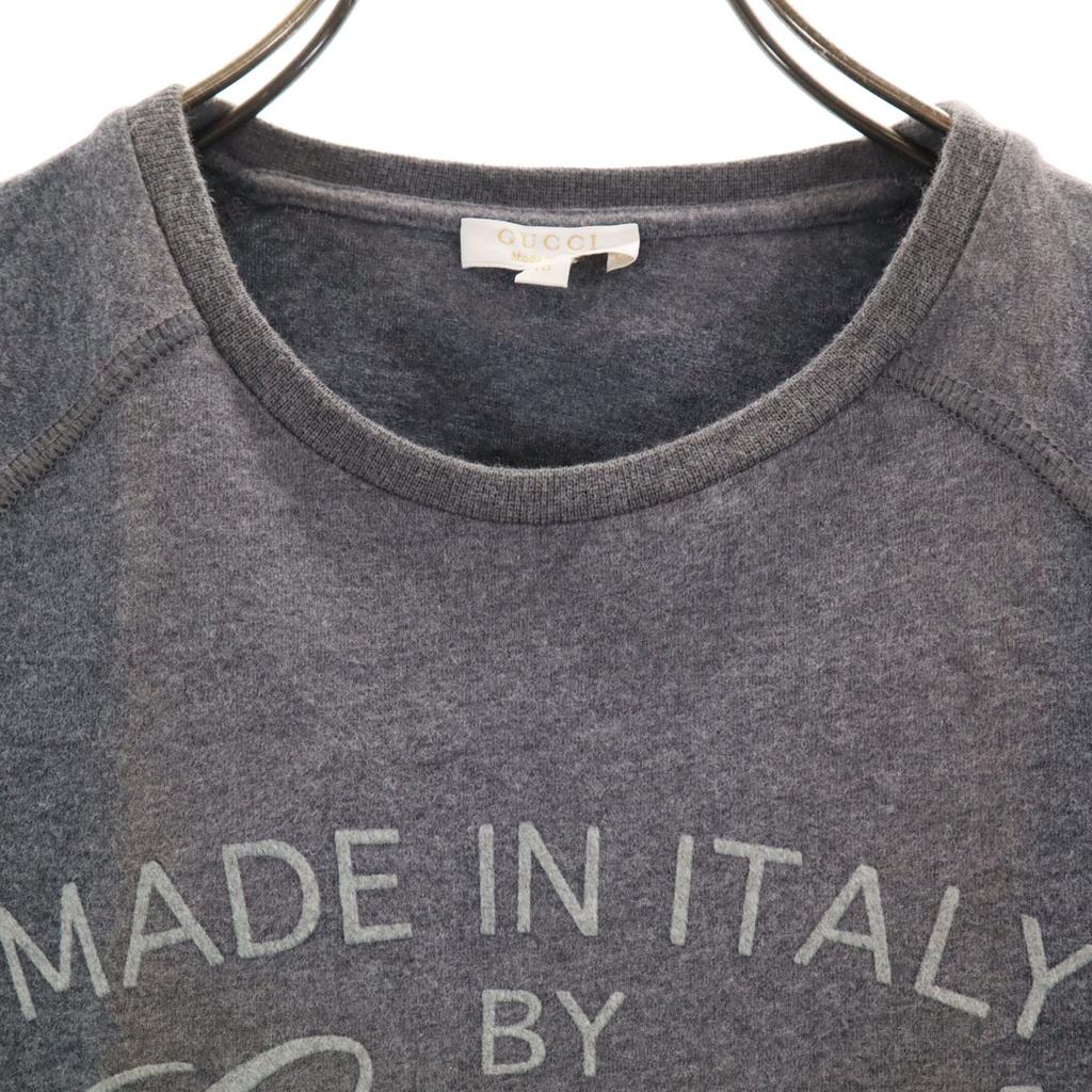 Gucci Made In Italy Long Sleeve T-shirt 10 Gray Ron T Kid's Used