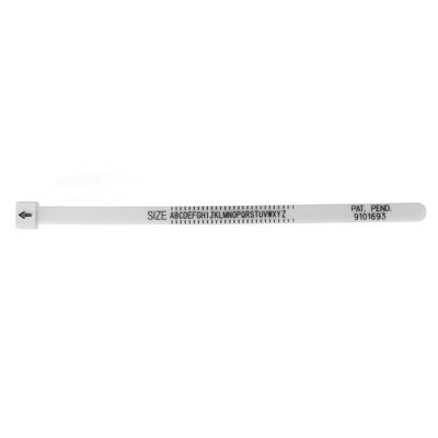Ring Sizer Delicate Workmanship Reusable Ring Measuring Tool for Measuring Rings Jewelry White