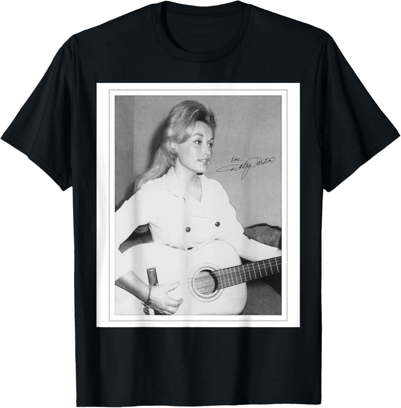 Dolly Parton Vintage Polaroid Unisex T-Shirt S разноцветный