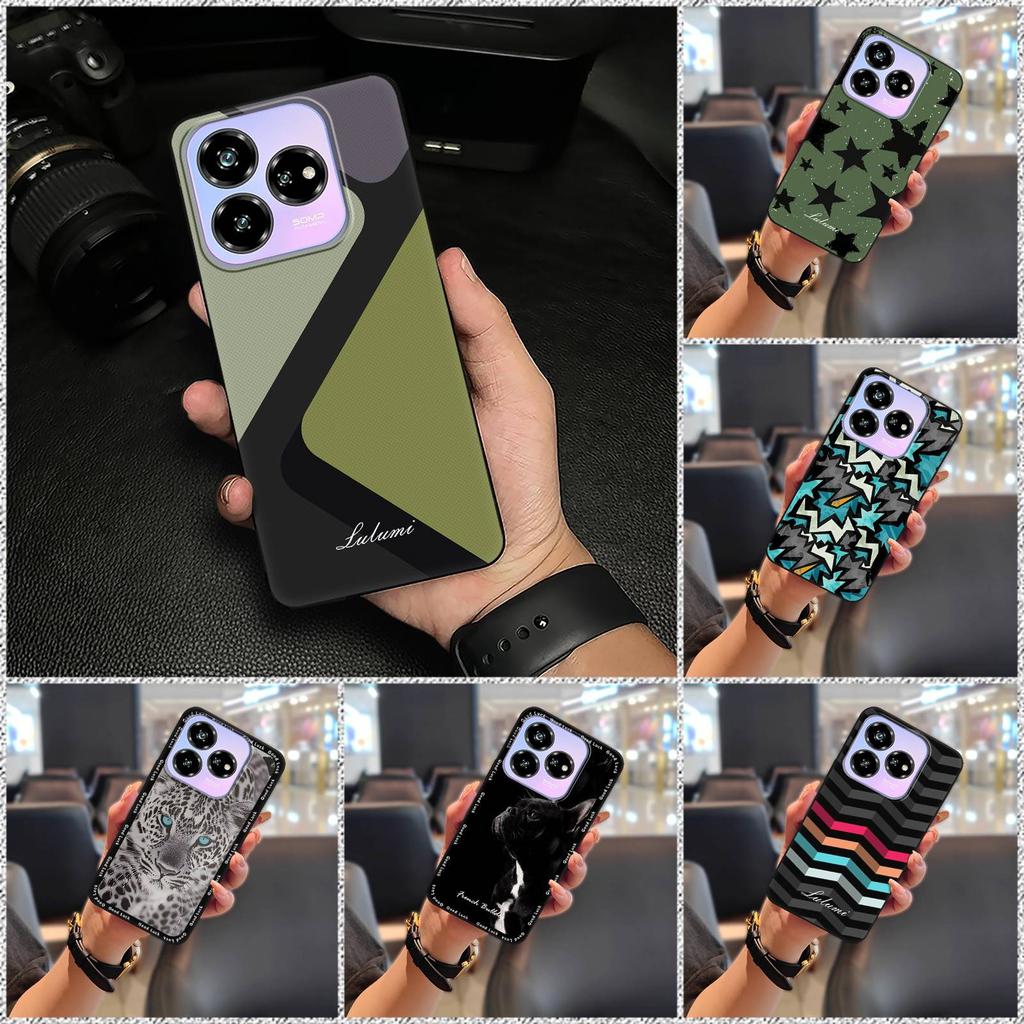 Phone Pouch Silicone Phone Case For ZTE Blade V60 Design/Axon 60 Lite Anti-dust Cartoon Dirt-resistant Anti-knock TPU