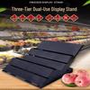 Multi-functional Tiered Stand Display with Air Curtain Freezer and Fruit Tray