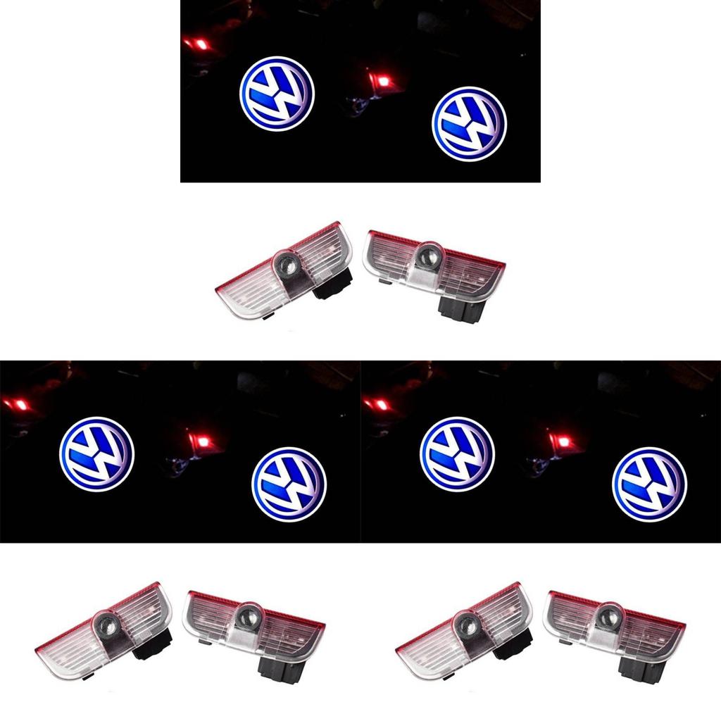 Éclairages de Porte de Voiture LED Volkswagen Effet de Projection Haute Définition 2 Pièces