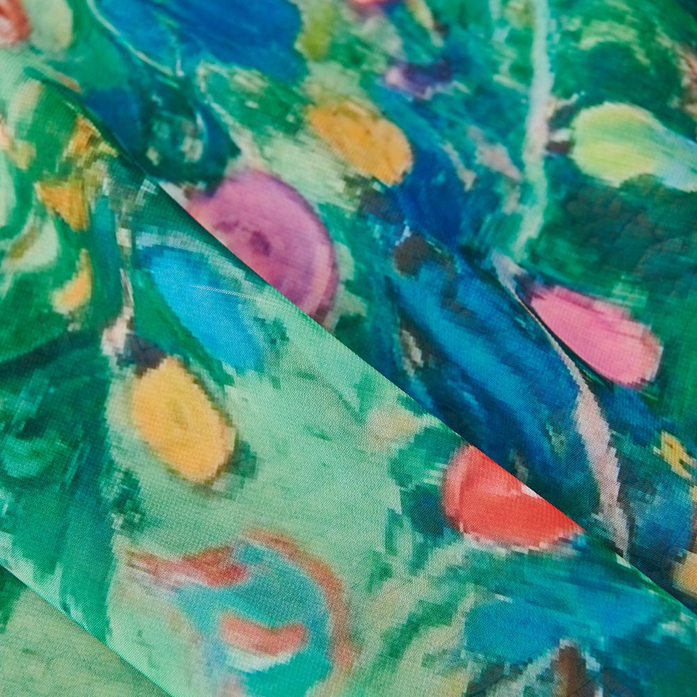 

1PC NAPEARL Christmas Style Sheer Curtain Colorful Christmas Tree Print Tulle Curtain for Kitchen Bedroom and Living Room Home Decor W140cm x L260cm