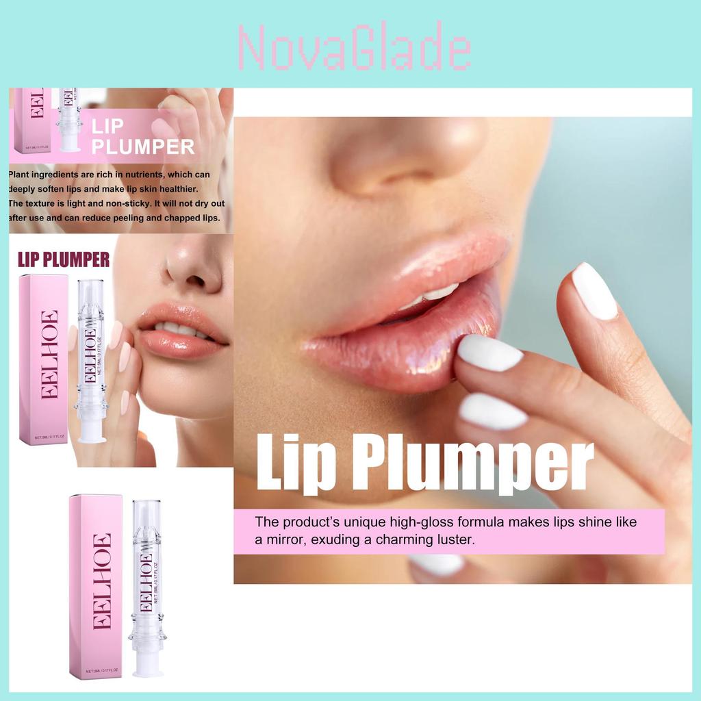 Eelhoe Moisturizing Glossy Lip Serum For Smooth Lips And Fine Lip Lines 5ml