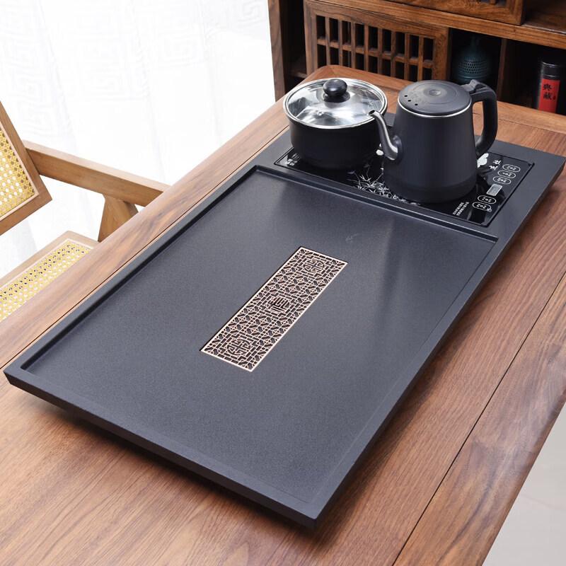 Modern Automatic Quartz Stone Tea Tray Set