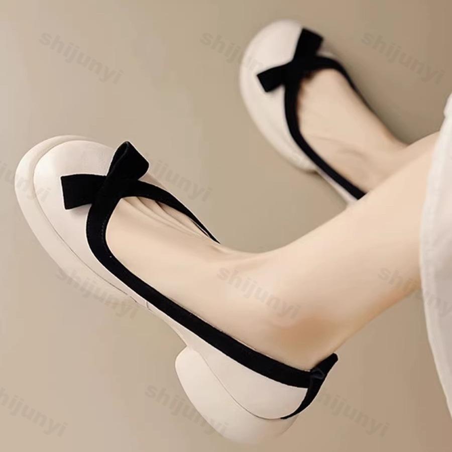 Mode 2024 Herbst Neue Damen Leder PU Plateau Freizeitschuhe Damen Gladiator Party Kleidschuhe für Frau Flache Römische Einzelne Schuhe