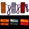 1 Stück 12V LED Seitenmarkierungsleuchten Warnkennzeichen Rücklicht Für Motorrad Elektrofahrzeug LKW Wohnmobil Pickup Truck