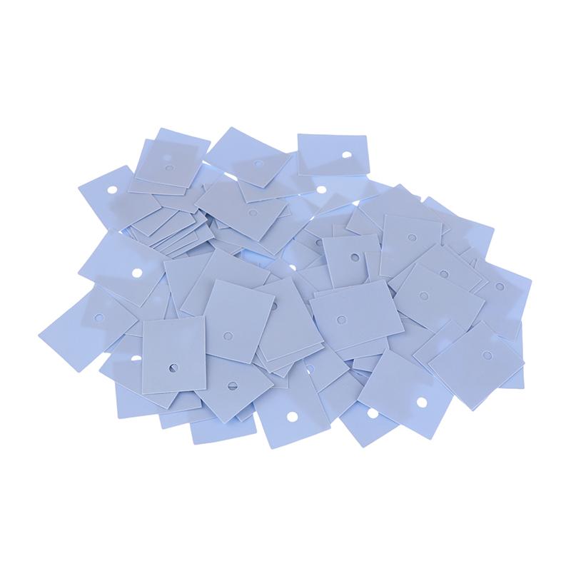 100Pcs To-220 Insulation Pads Heatsink Thermal Pad Soft Silicone Sheet Insulation Cloth