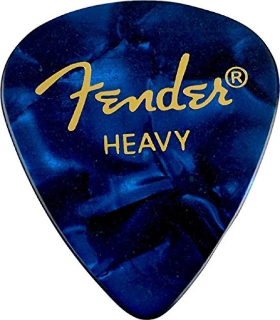 Fender 8 Teardrop Heavy Guitar Picks of each [8-Color Assortment] (1 color)