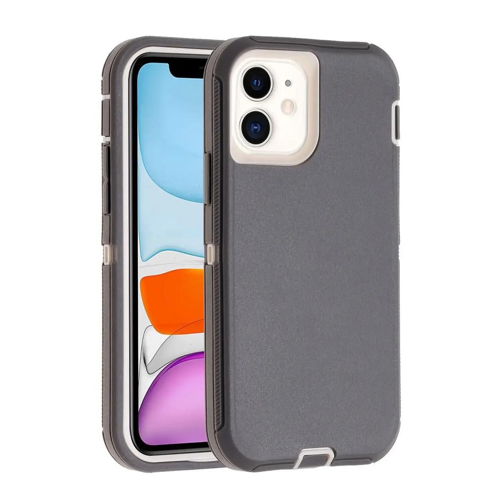 3 In 1 Hybrid Heavy Duty Armor Case for IPhone 16 Pro Max 15 14 13 12 11 Shockproof Cover for IPhone 7 8 Plus X XS Max XR Otter Case Box Cover