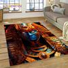 3D Anubis Pharaoh Horus Egyptian Mythology Gods Carpet Rug for Home Living Room Bedroom Sofa Doormat Decor,Area Rug Non-slip Mat