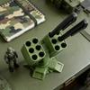 3D Tištěný Držák na Tužky ve Tvaru Rakety Kreativní Stojan na Tužky ve Tvaru Protiletadlové Rakety Stolní Organizér Dekorace Domácí Kanceláře